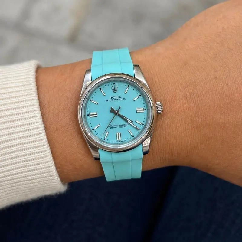 Rolex oyster perpetual tiffany blue edition 2