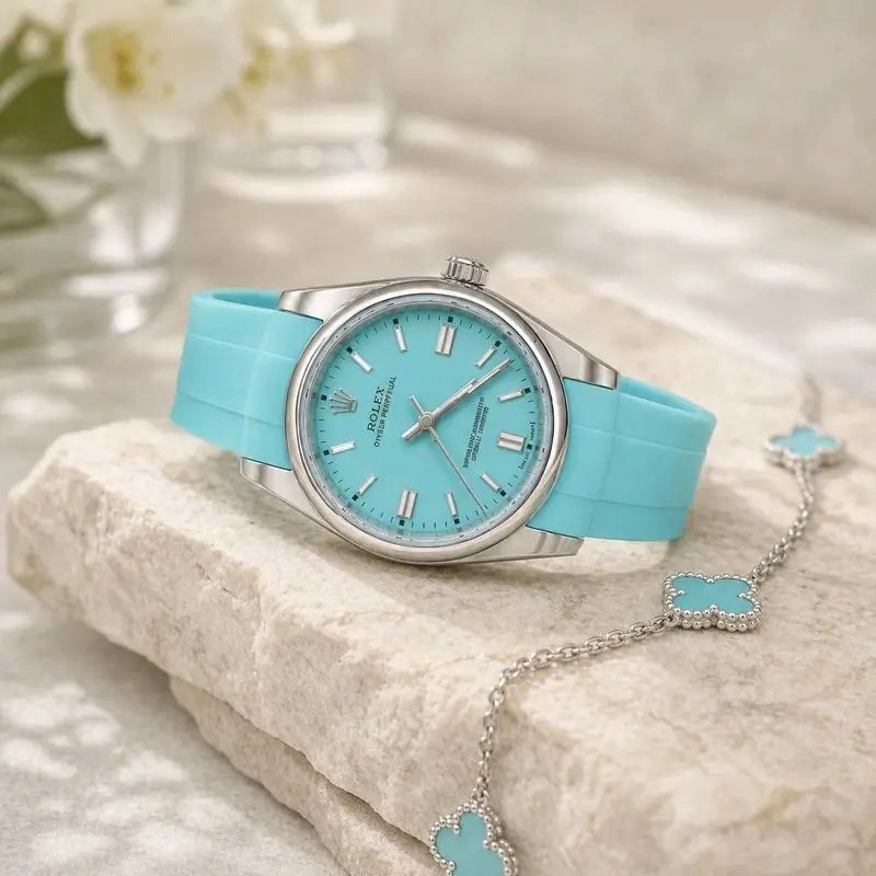 Rolex oyster perpetual tiffany blue edition 4