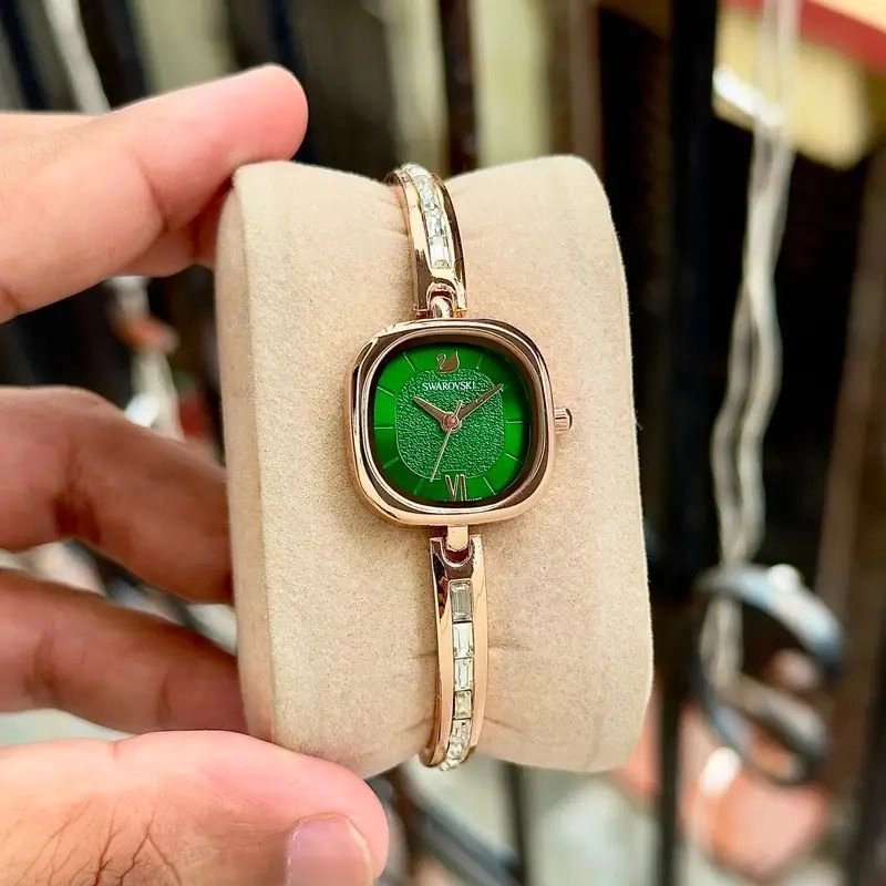 Swarovski Elegant Deep Green Dial 1