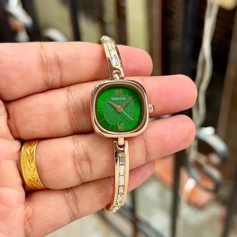 Swarovski Elegant Deep Green Dial 2