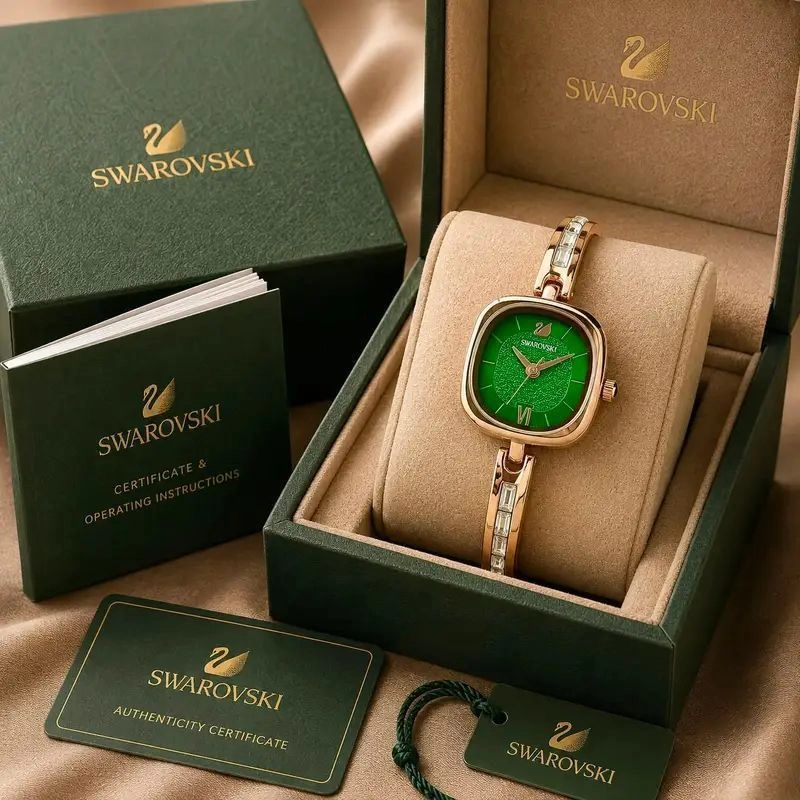 Swarovski Elegant Deep Green Dial 4