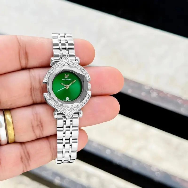 Swarovski Green Sunburst Dial 1