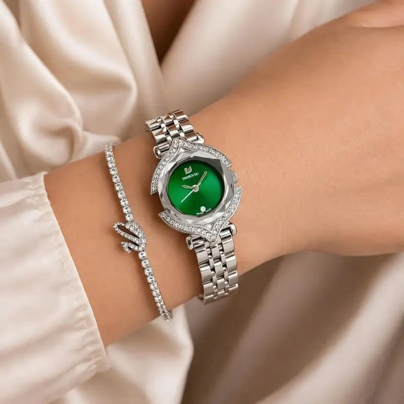 Swarovski Green Sunburst Dial 2