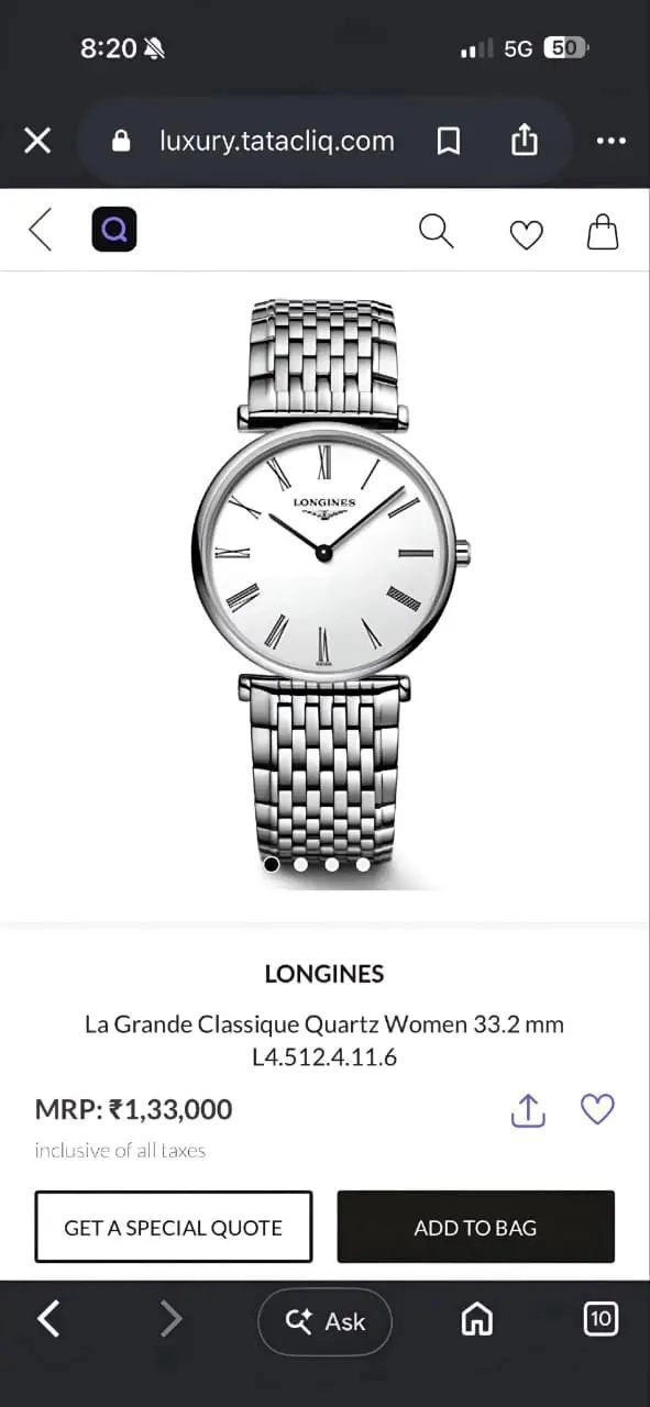 Longines La Grande Classique White dial 2