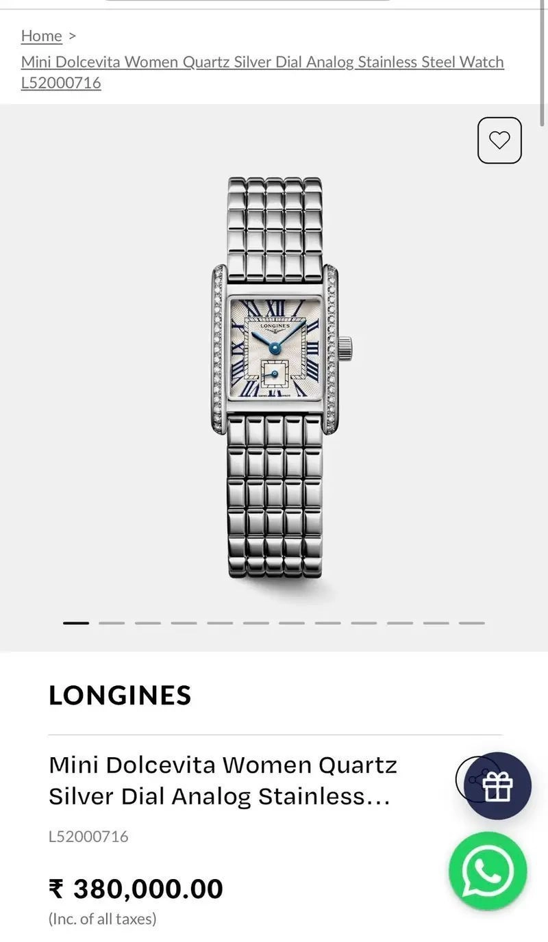 Longines Mini DolceVita Silver Quartz 3