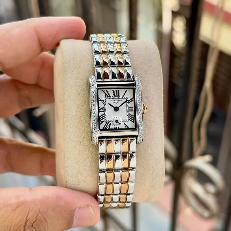 Longines Mini DolceVita Silver Textured 1