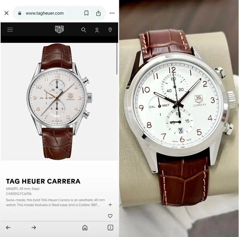 Tag Heuer Carrera 1887 Brown Chronograph 1