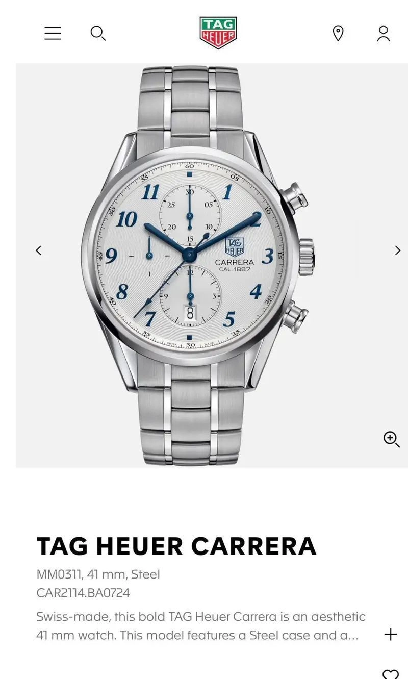 TAG Heuer Carrera 1887 Chronograph 3