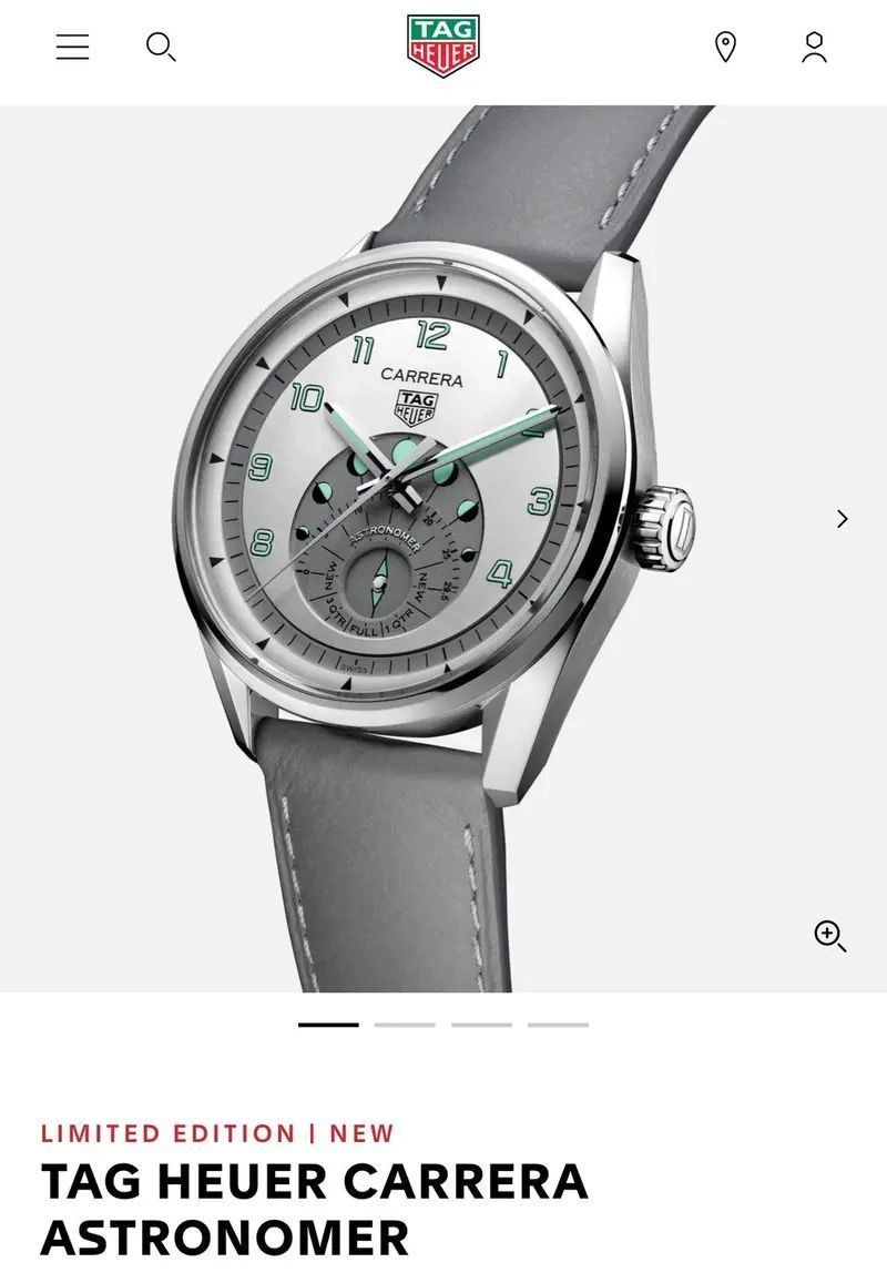 Tag Heuer Carrera Astronomer Grey Automatic 3