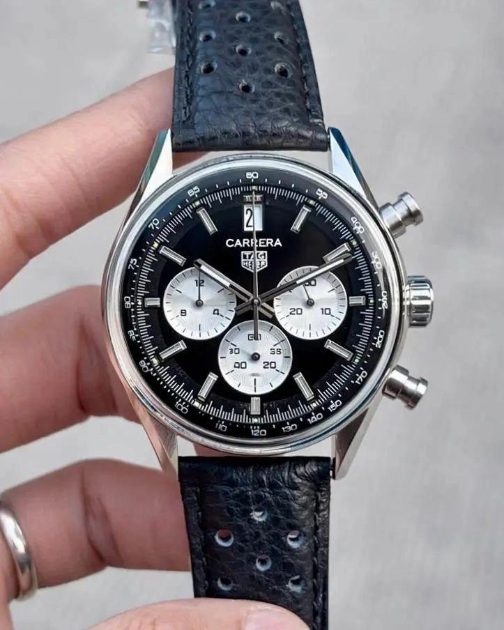 Tag Heuer Carrera Black Panda Dial Chronograph 2