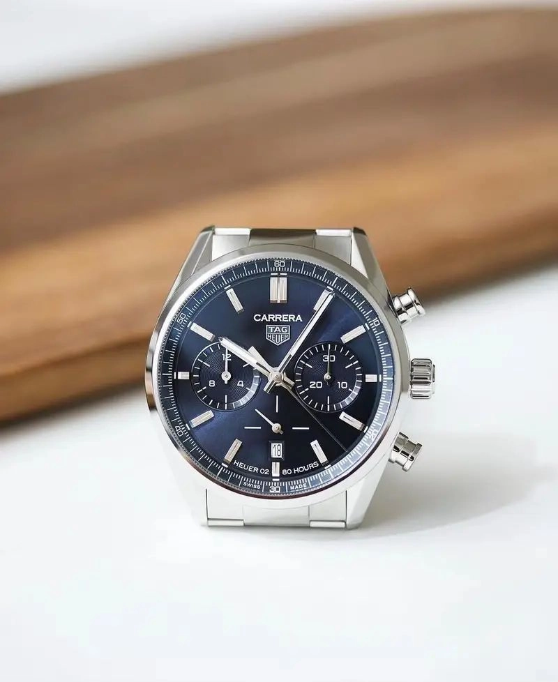 Tag Heuer Carrera Blue Dial Chronograph 5