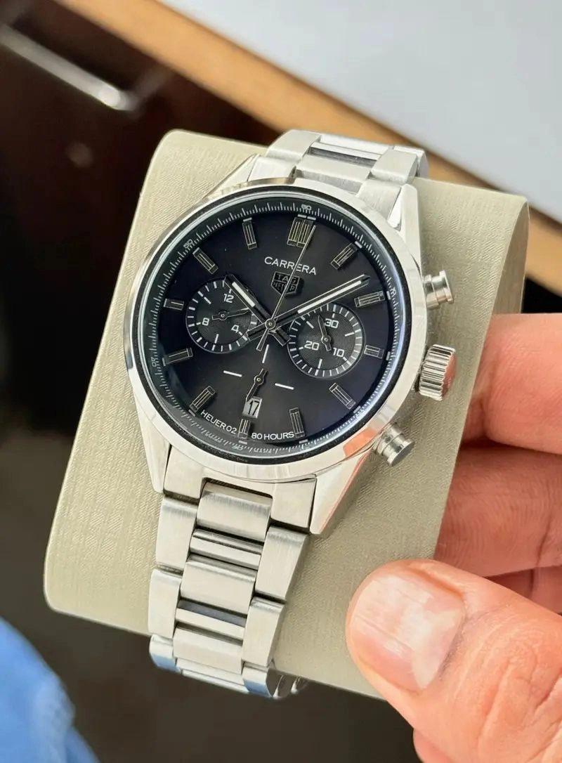 Tag Heuer Carrera Bold Black Dial Quartz 1