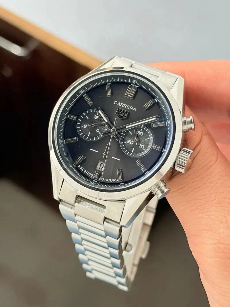 Tag Heuer Carrera Bold Black Dial Quartz 3