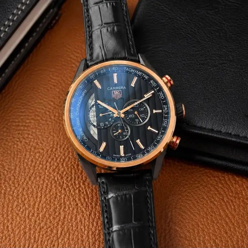 Tag Heuer Carrera Chronograph Black Brushed Dial 3