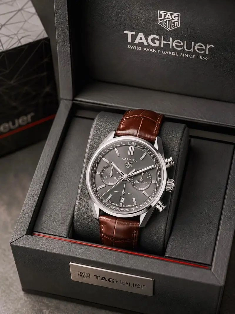 TAG Heuer Carrera Chronograph Grey Dial 1