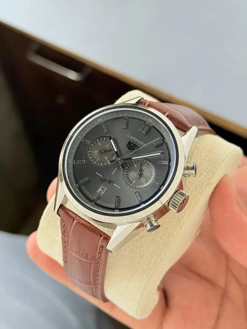 TAG Heuer Carrera Chronograph Grey Dial 4