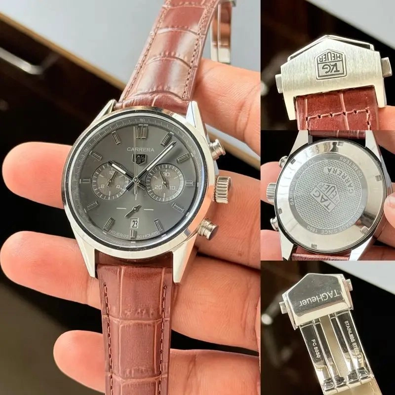 TAG Heuer Carrera Chronograph Grey Dial 5