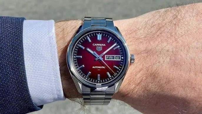 Tag Heuer Carrera Day Date Red Automatic 1