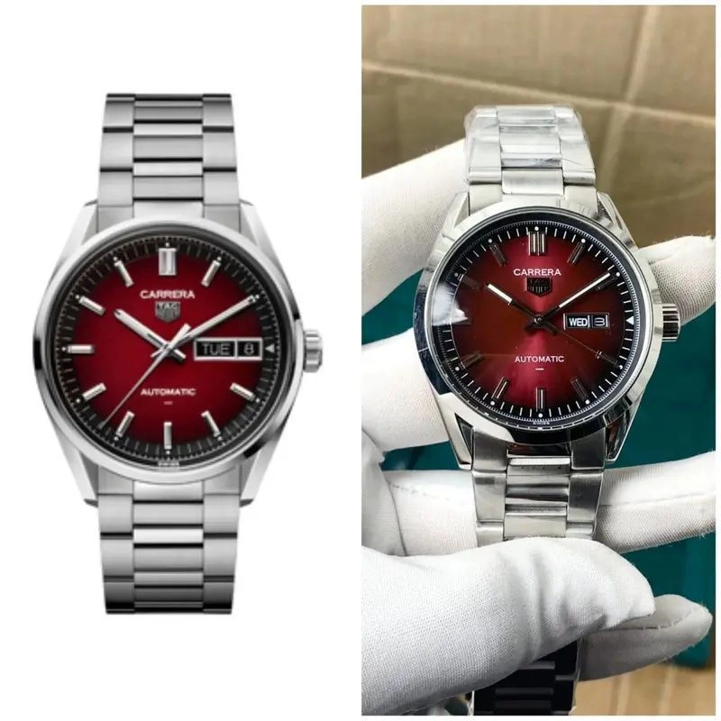 Tag Heuer Carrera Day Date Red Automatic 3