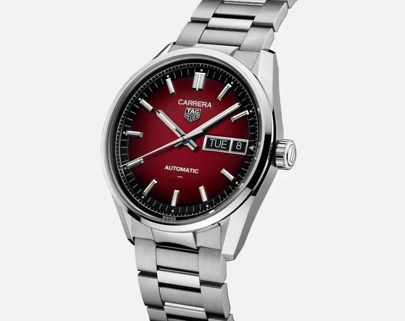 Tag Heuer Carrera Day Date Red Automatic 5