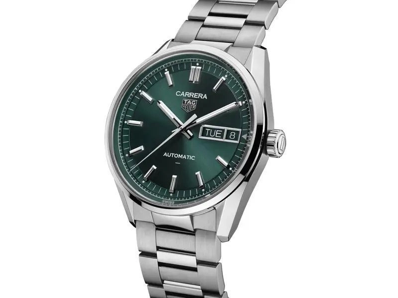Tag Heuer Carrera Day-Date Green Dial 2