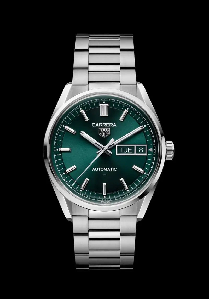 Tag Heuer Carrera Day-Date Green Dial 3