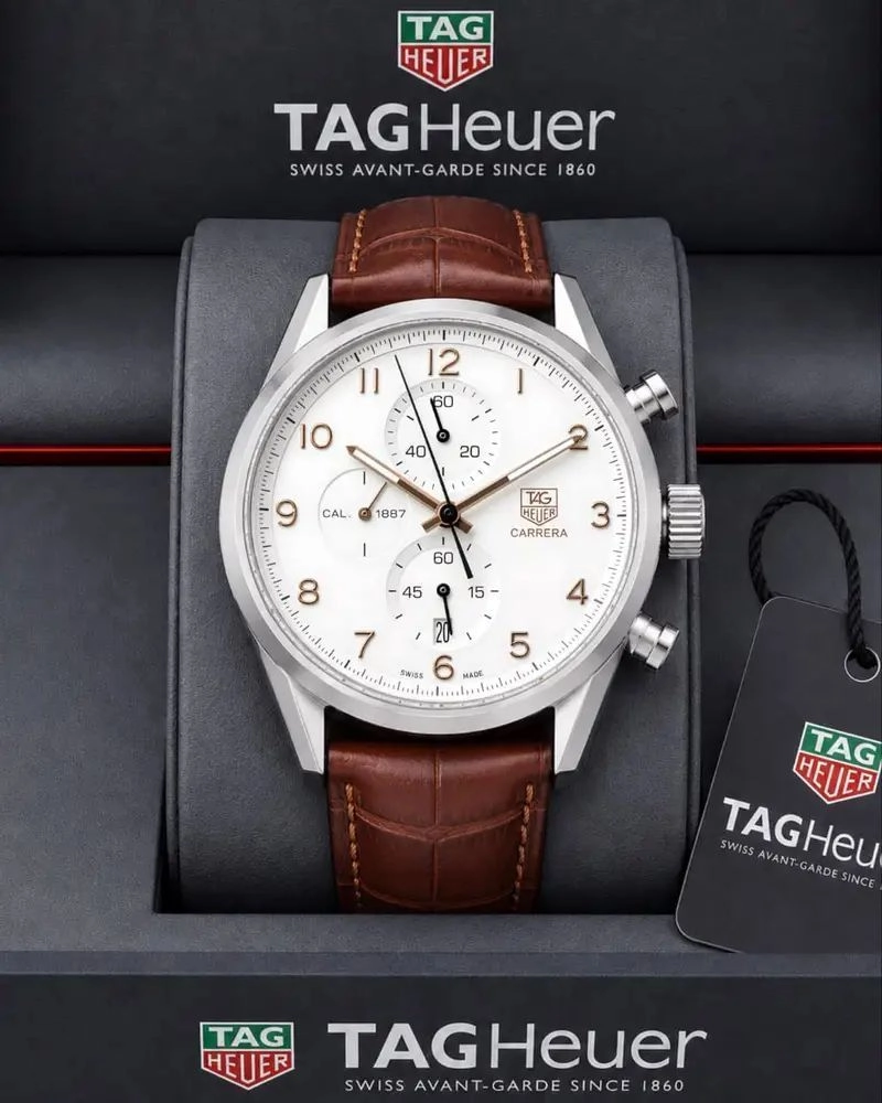 Tag Heuer Carrera Heritage White Dial 1