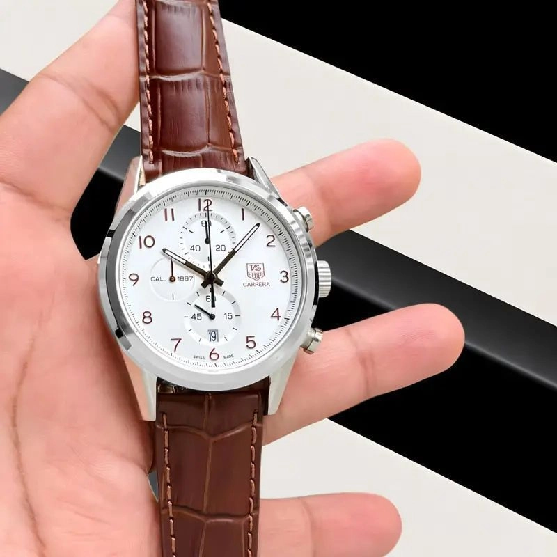 Tag Heuer Carrera Heritage White Dial 2