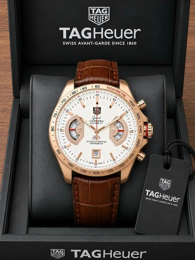Tag Heuer Carrera Multifunction White Dial 2