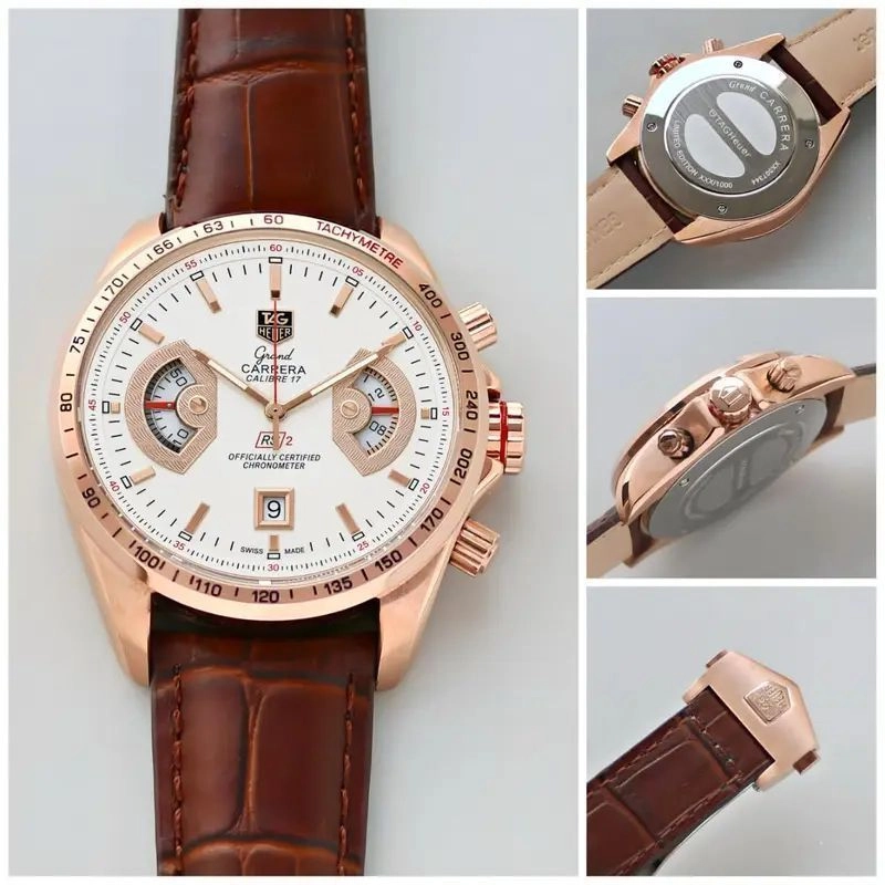 Tag Heuer Carrera Multifunction White Dial 4
