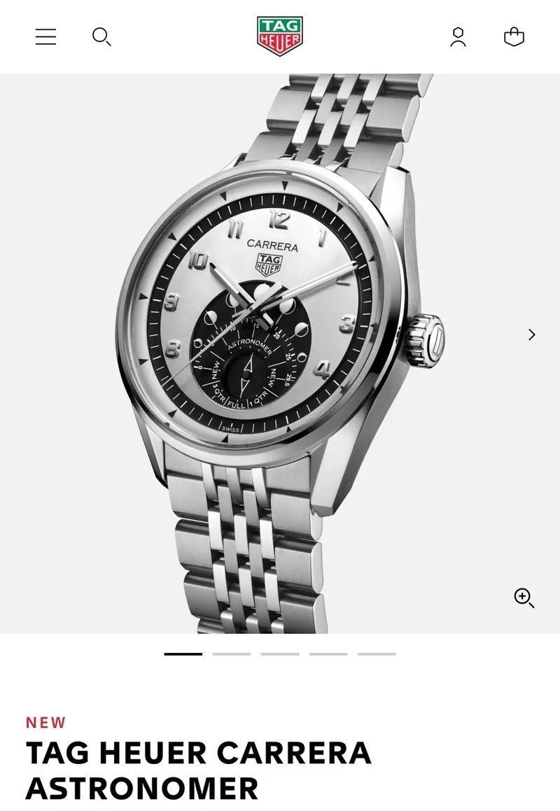 Tag Heuer Carrera Silver Automatic 2