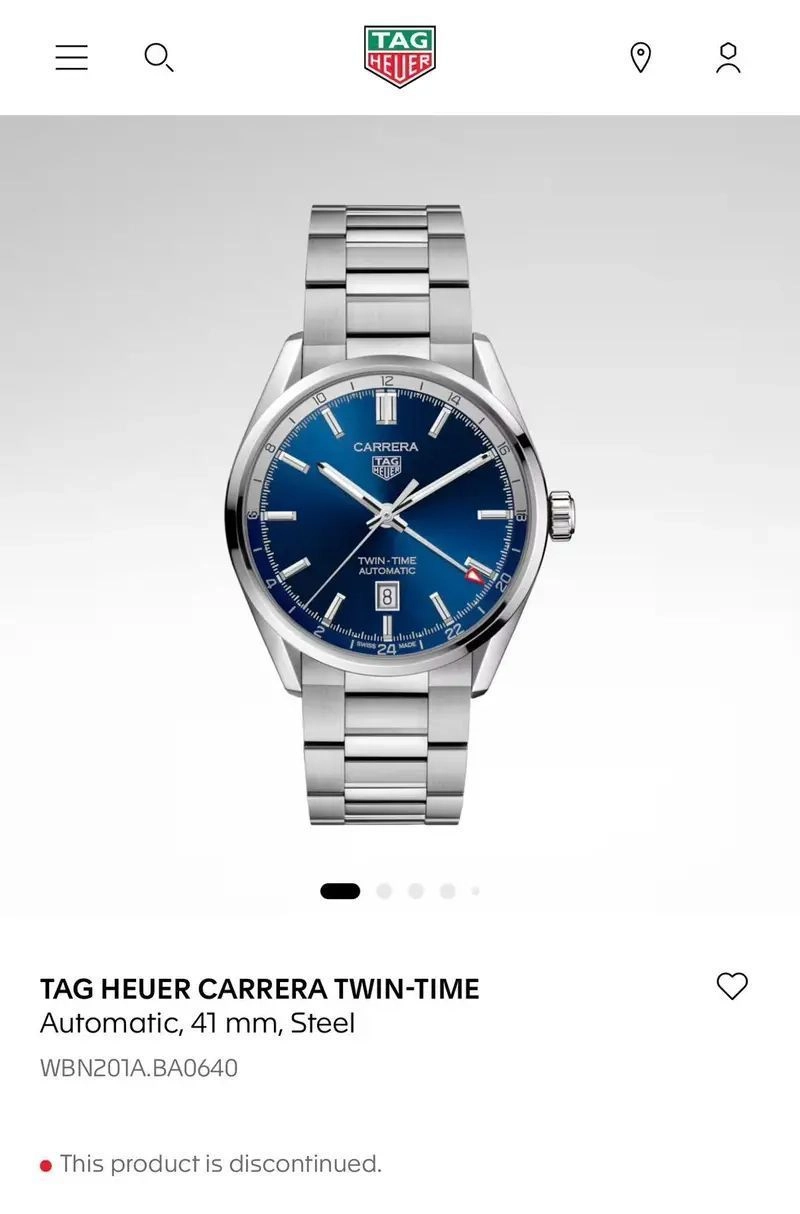 Tag Heuer Carrera Twin Time Automatic 3