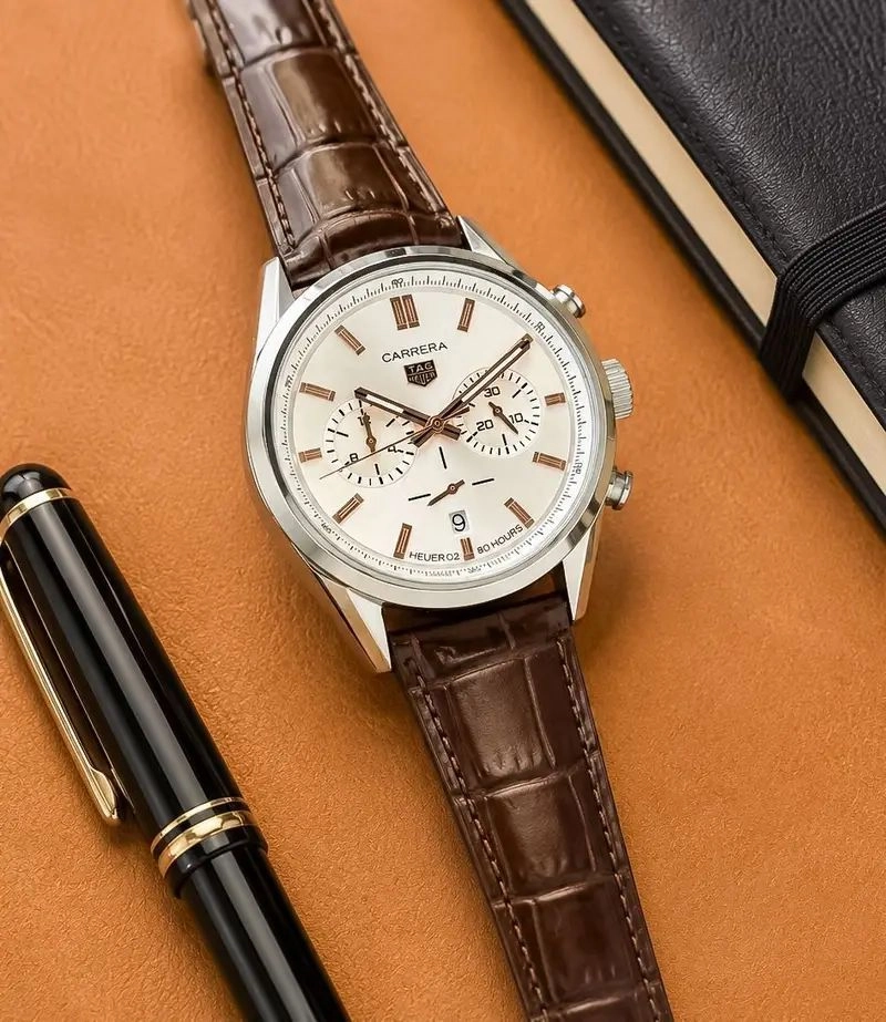 Tag Heuer Carrera White Quartz Chronograph 2