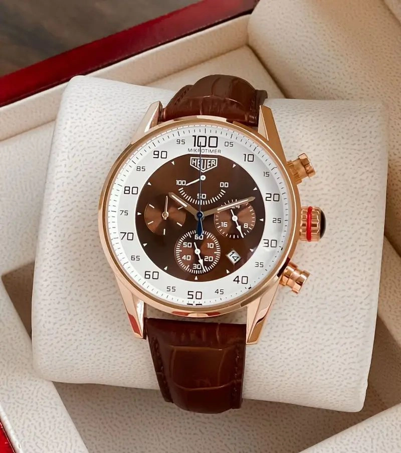 Tag Heuer Chronograph – Brown Dial 1