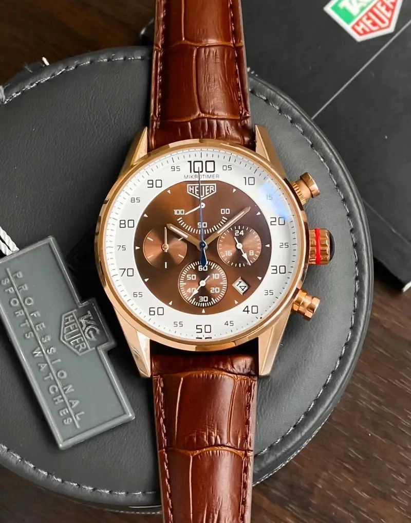 Tag Heuer Chronograph – Brown Dial 3