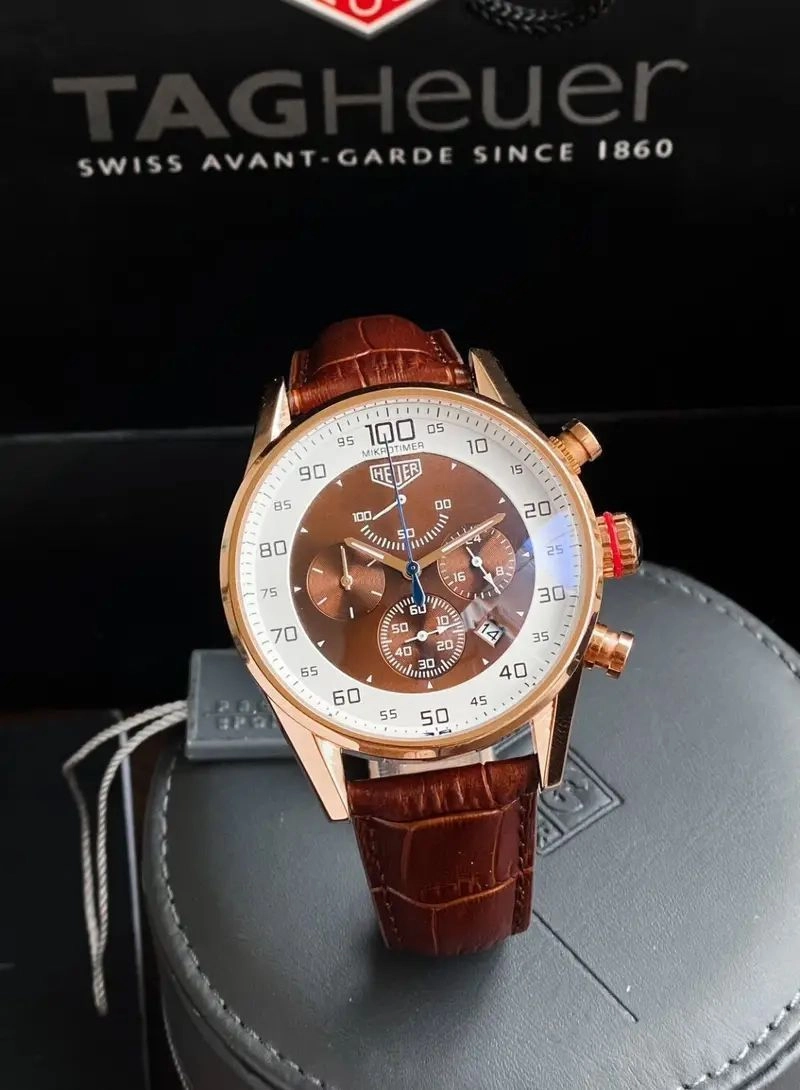 Tag Heuer Chronograph – Brown Dial 4