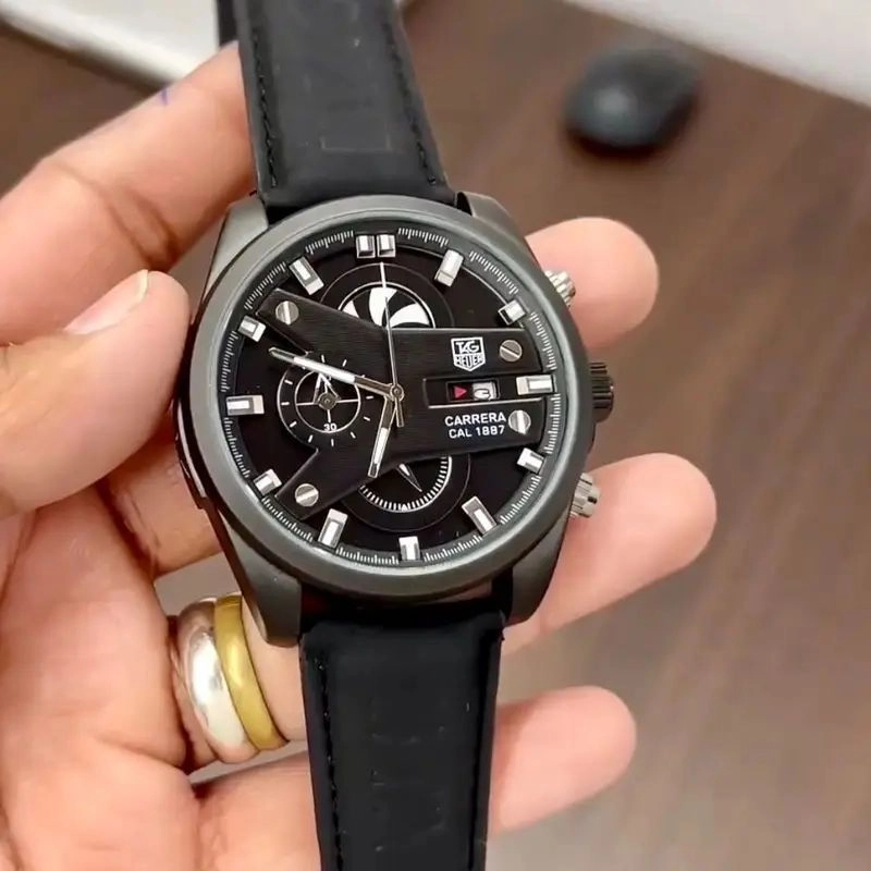 Tag Heuer CR7 Chronograph Black Dial 1