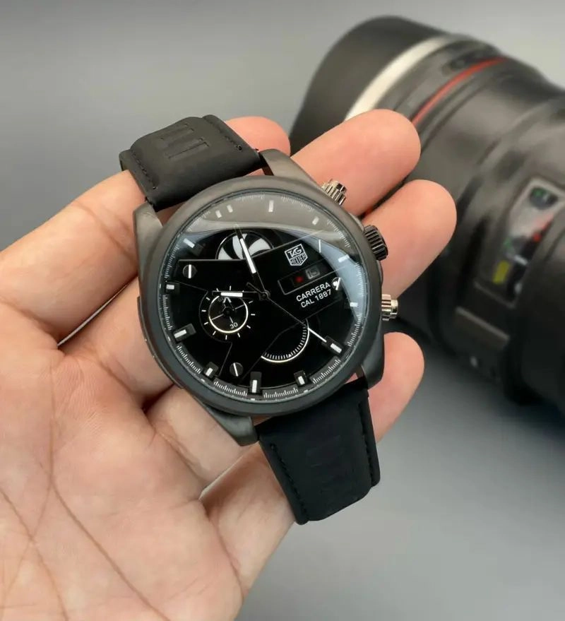 Tag Heuer CR7 Chronograph Black Dial 2