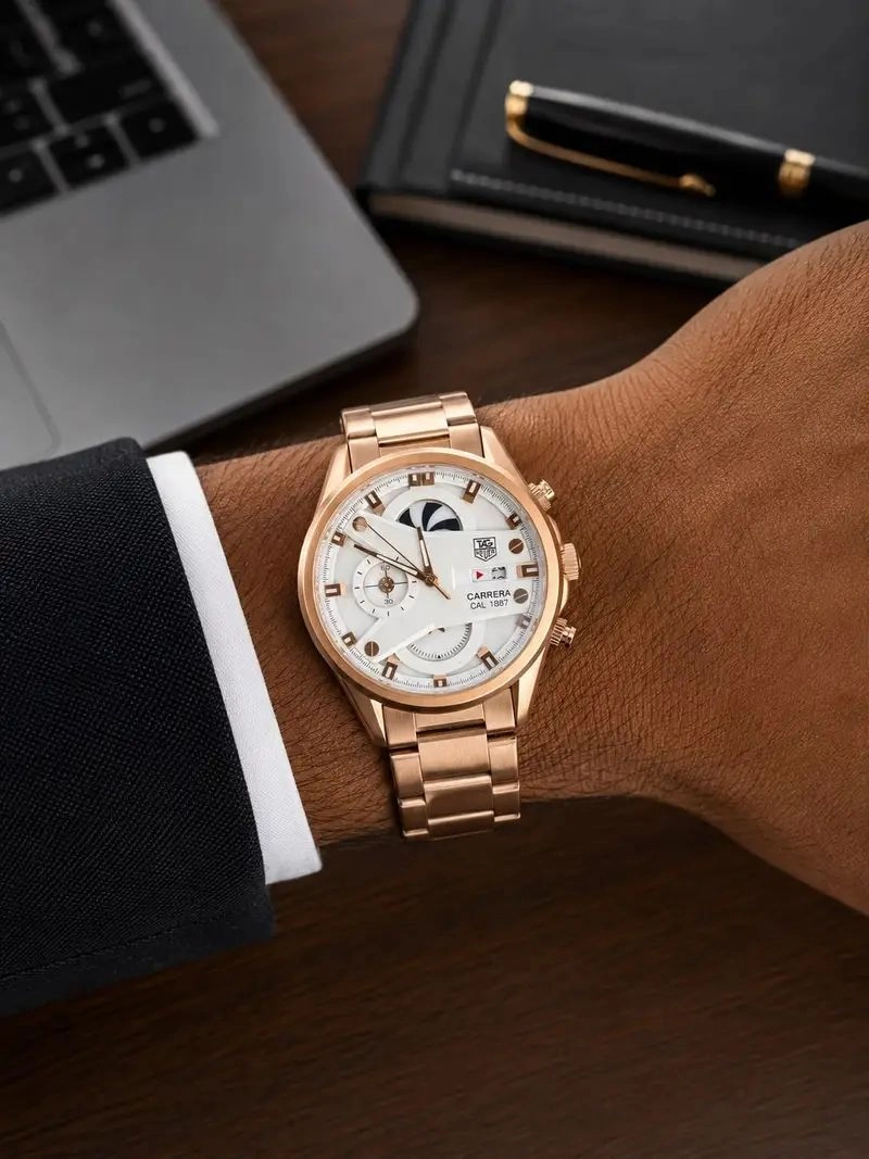 Tag Heuer CR7 Rose Gold Chronograph 1