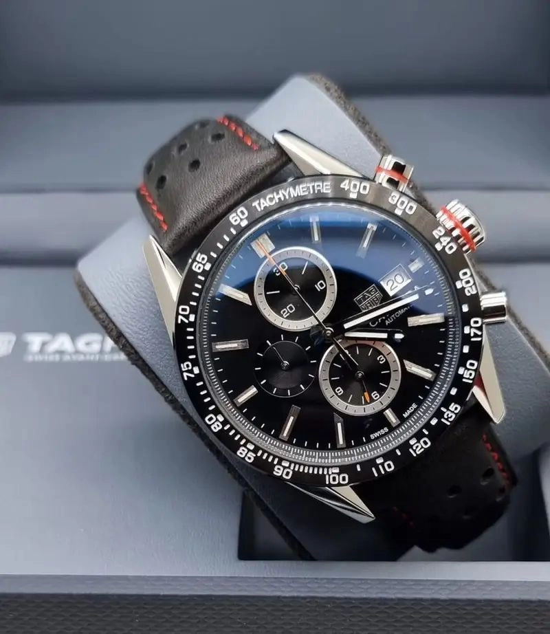 Tag Heuer Dark Black Dial 1