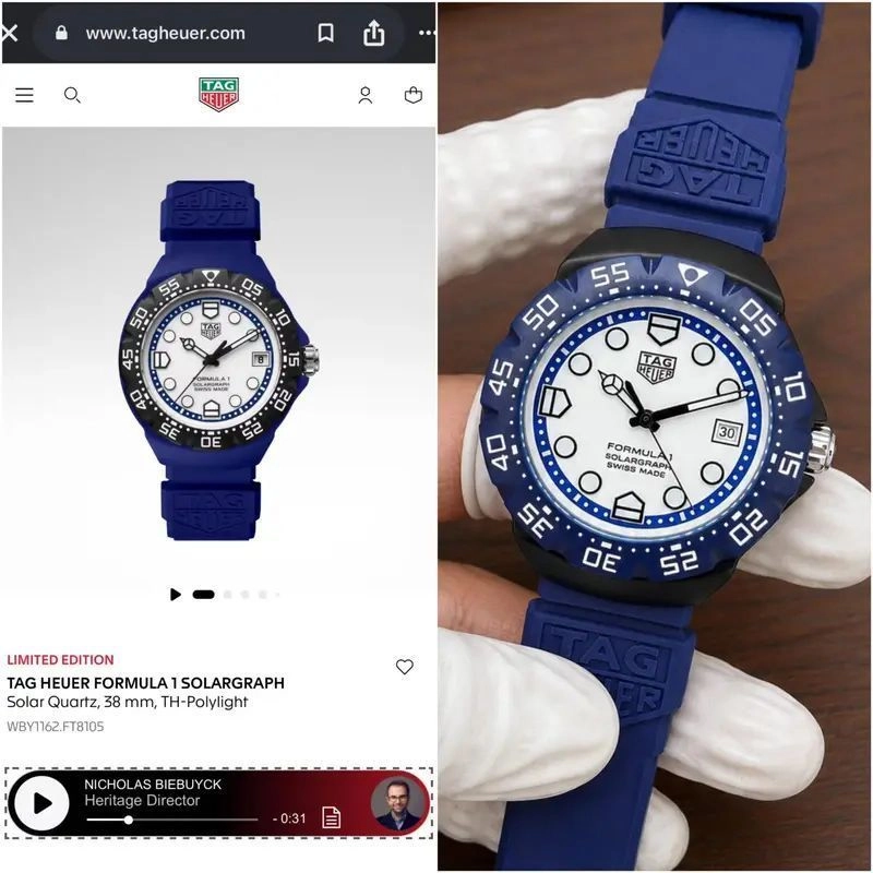 Tag Heuer Formula 1 Blue Solargraph 5