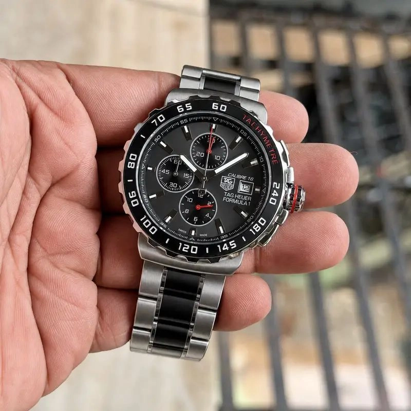 Tag Heuer Formula 1 Grey & Black Chronograph 2