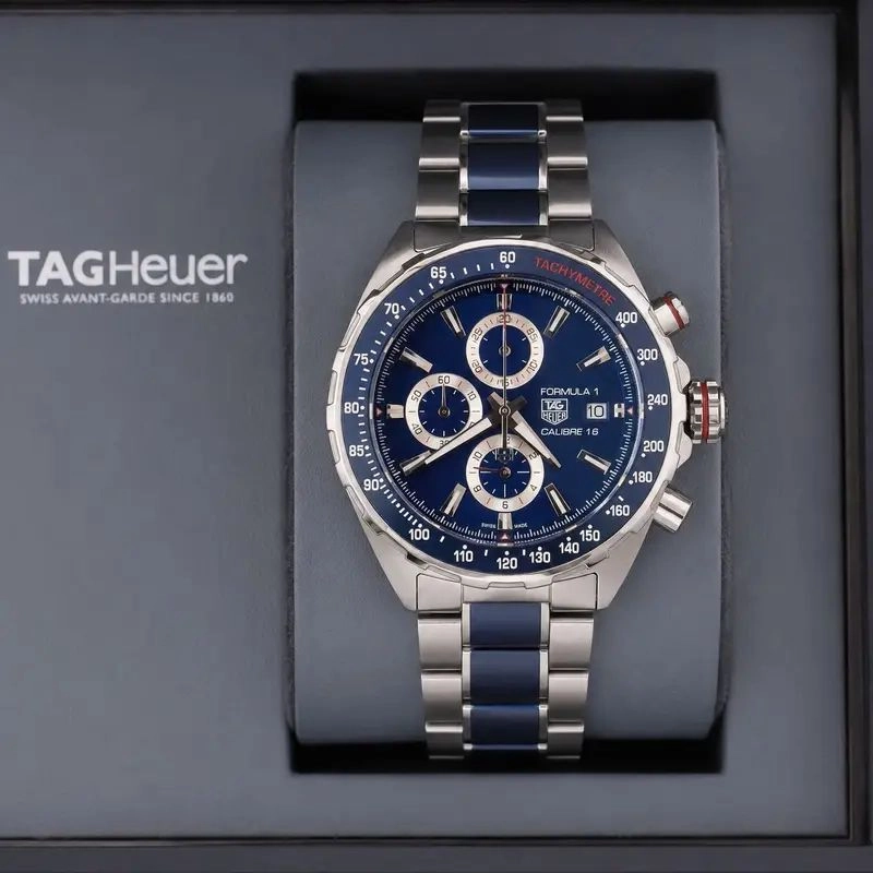 Tag Heuer Formula 1 Gulf Edition Blue Chronograph 1