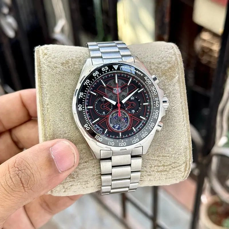 TAG Heuer Formula 1 Mario Kart Silver Chronograph 3