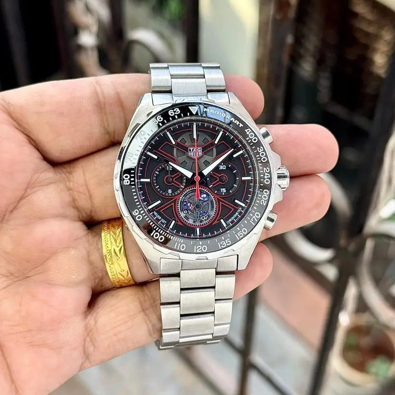 TAG Heuer Formula 1 Mario Kart Silver Chronograph 4