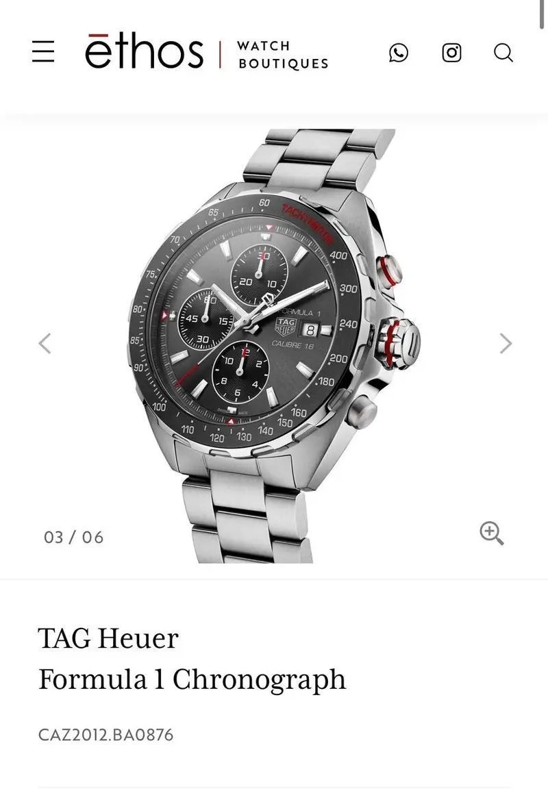 Tag Heuer Formula Grey Quartz 3