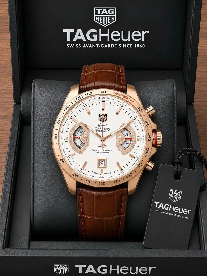 TAG Heuer Grand Carrera White Dial Calibre 17 5