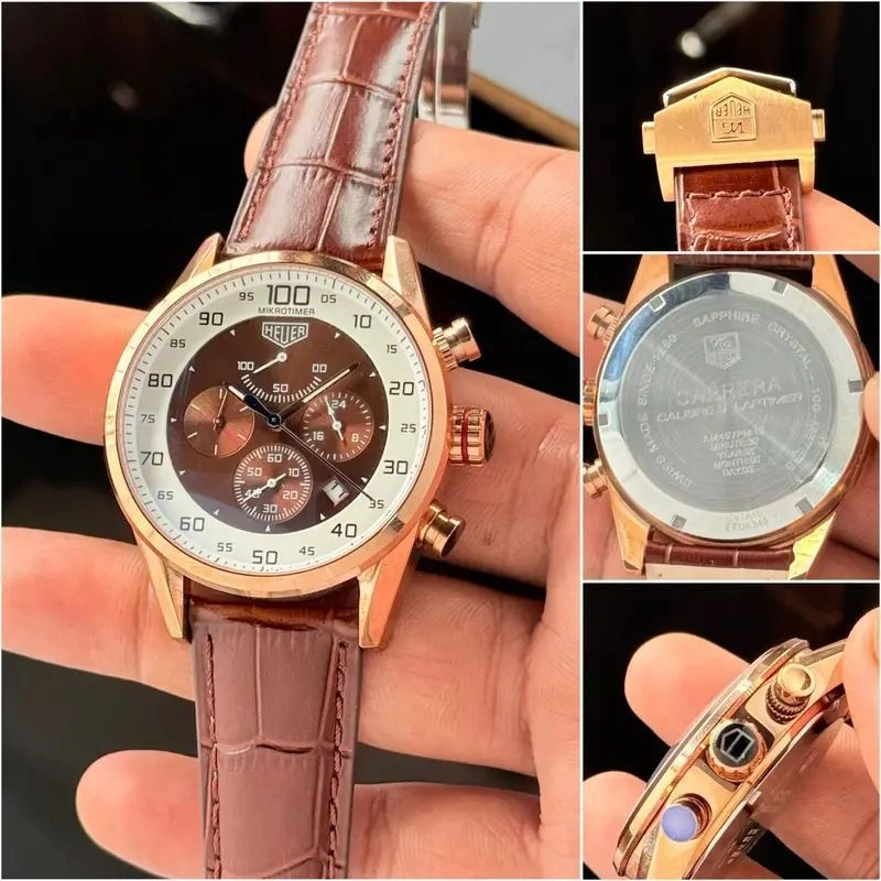Tag Heuer Mikrograph Brown Chronograph 5