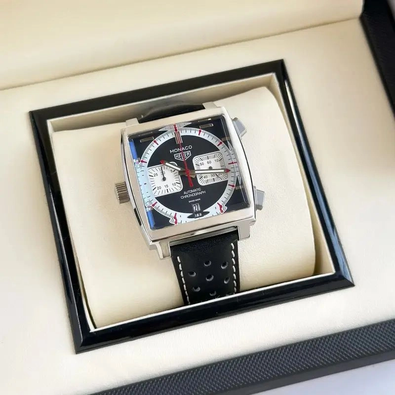Tag Heuer Monaco 50th Anniversary Chronograph Black Dial 5