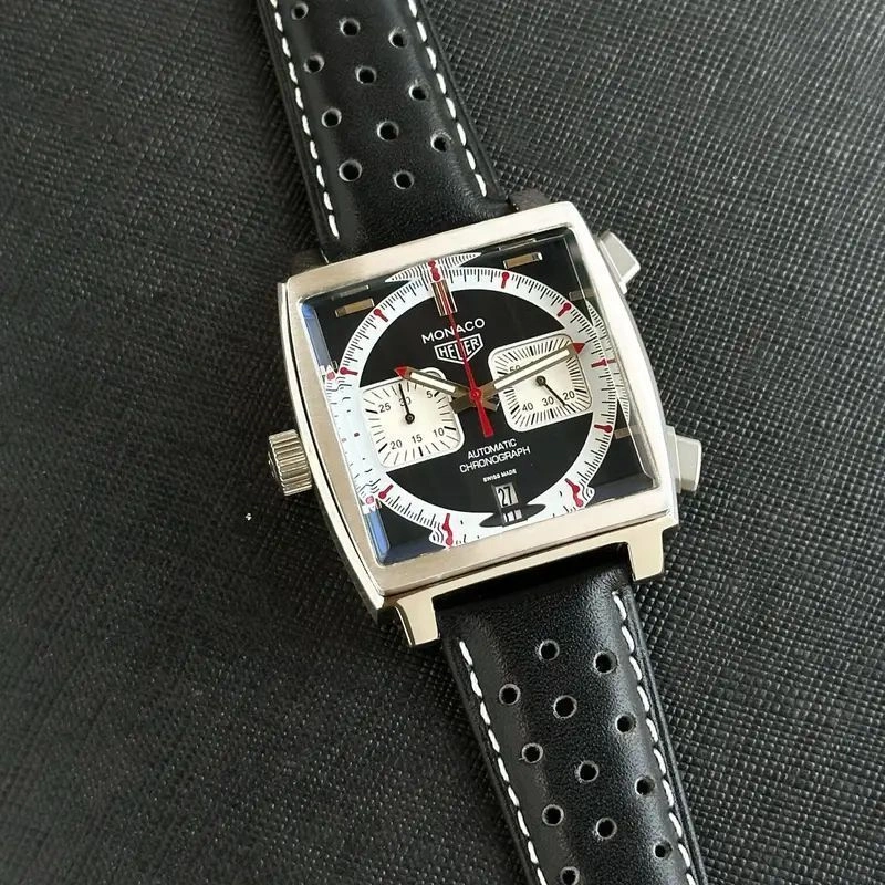 Tag Heuer Monaco Black Chronograph 3